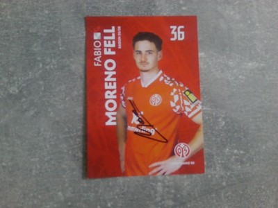 Fabio Moreno  Fell  1. FSV Mainz 05  2025/26  25/26  NEU  !!! MEGA SELTEN !!!!!!