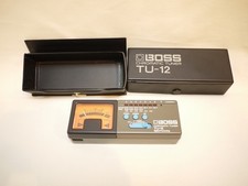 BOSS TU-12 Chromatic Tuner Guitar Bass Vintage Japan Tested Working