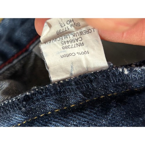J.Crew Mens Vintage Slim Straight Blue Jeans Size 32x32 Denim Pants - Picture 5 of 6