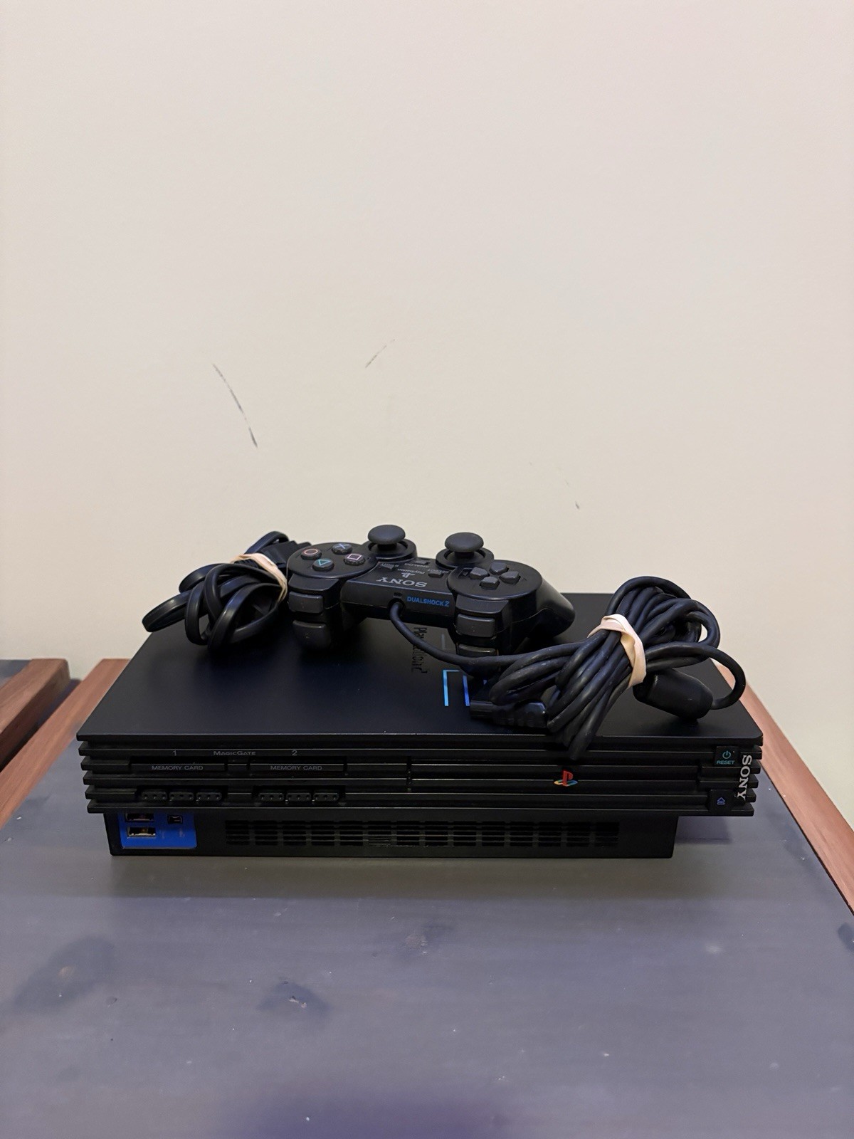 Sony PlayStation 2 PS2 Fat Console with OEM Cords + Controll