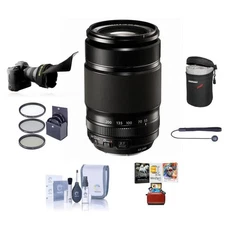 Fujifilm XF 55-200mm f/3.5-4.8 R LM OIS Lens w/62mm Filter Kit, Mac Software Kit