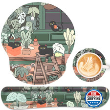 Ergonomic Mouse Pad with Wrist Rest  Keyboard Wrist Rest Set - Memory Foam