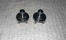 Vintage Schaller Guitar Strap Locks S-Lock 1980s Nickel US Pat.DBP, West Germany