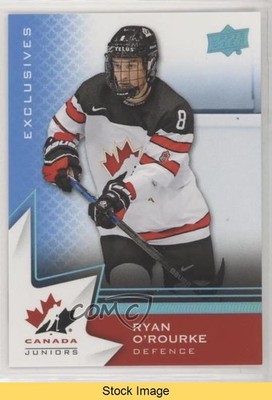 2020-21 Upper Deck Team Canada Juniors Hlinka Blue Ryan O'Rourke #20 READ 7l6