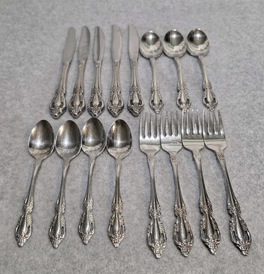 Oneida Distinction HH RAPHAEL 16 Replacement Pieces Stainless Flatware Mixed