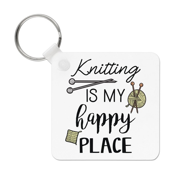 Knitting Is My Happy Platzieren SchlüSselanhäNger Worlds Best Awesome Mum Lustig-image