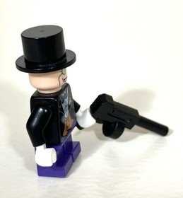 Lego DC Super Heroes The Penguin Dark Purple Short Legs Minifigure 7783