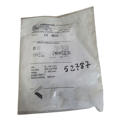 IFM ELECTRONIC OGT300 Fotoelektrischer Sensor Für Diffuse Reflexion
