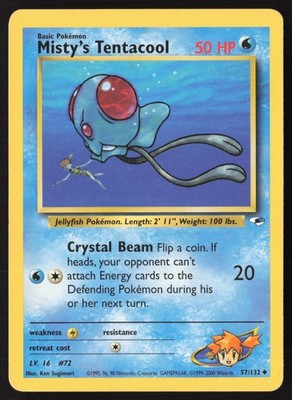 Gym Heroes #057/132 Misty's Tentacool (57)