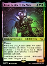 MTG FOIL Izoni, Center of the Web  - Murders at Karlov Manor #209