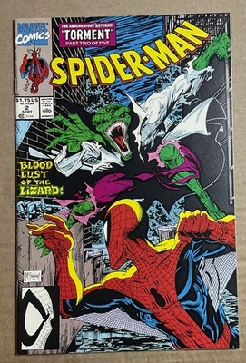SPIDERMAN #2 NM/M - McFARLANE TORMENT MARVEL 1990 SERIES BAGGED & BOARDED DIRECT