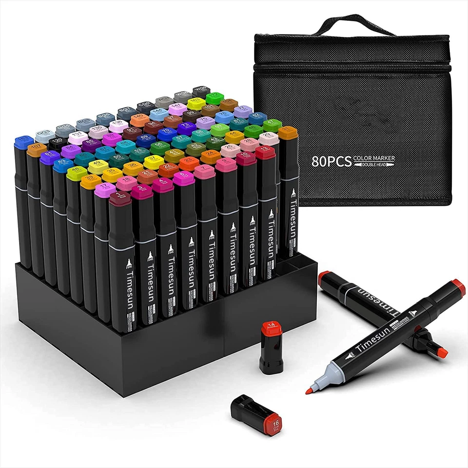 80 Farbe CopicMarker Lackmarker Stifte Architektur Twin Tip Graffiti Draw Pens - Bild 3 von 4