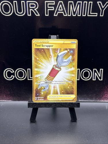 Tool Scrapper (Secret) 208/192 Pokemon Secret Rare SWSH02: Rebel Clash Card NM