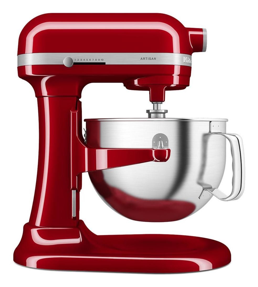 KitchenAid 5KSM60SPXEER Stand mixer 375 W Grey, Red, Stainless steel
