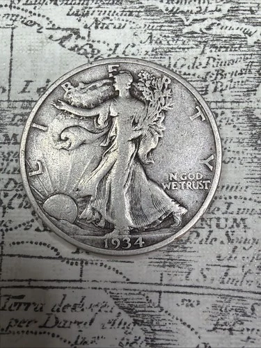 1934S Walking Liberty Half Dollar - Fine - WH14