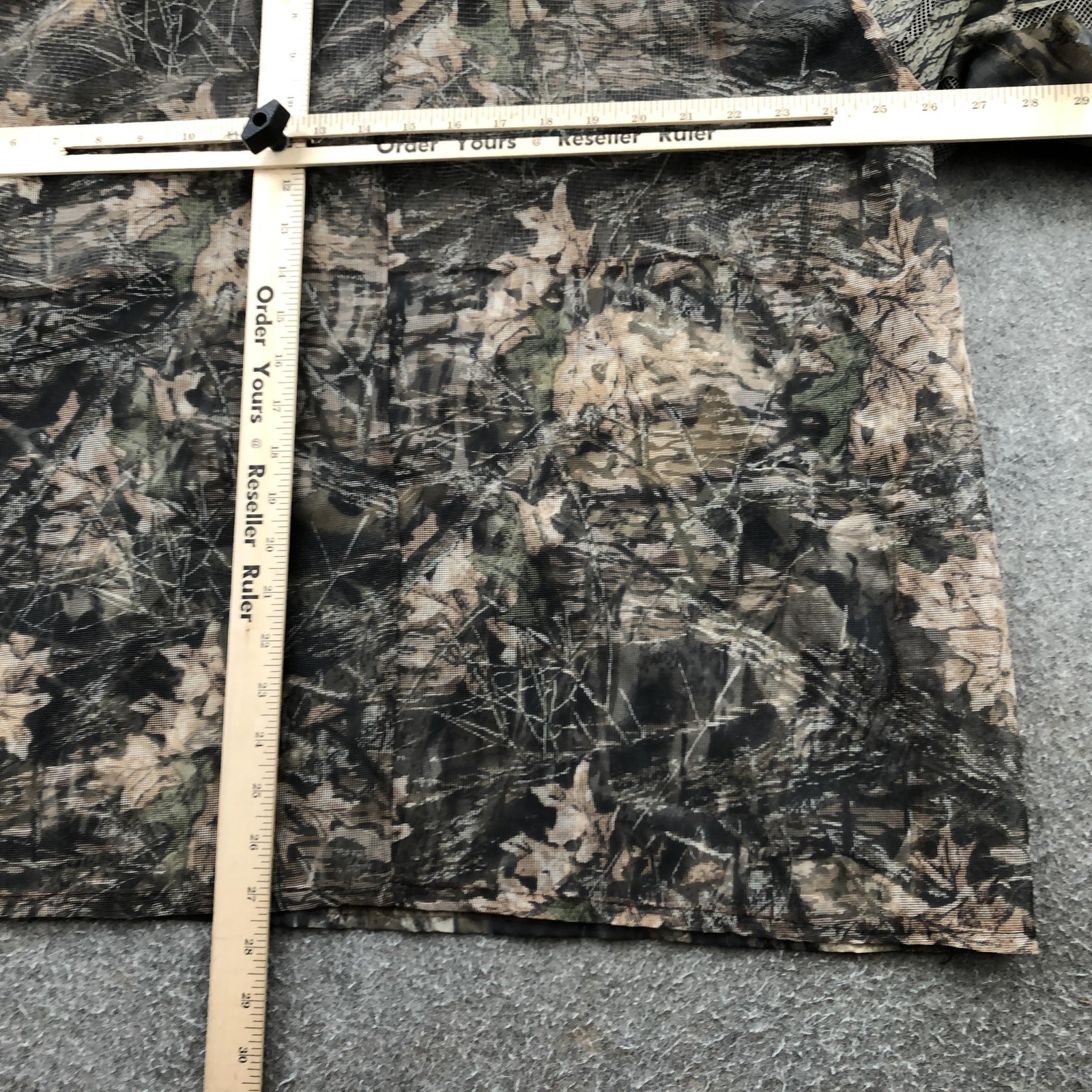 Game Hunter Jacket Mens Large Camo Hooded 3D Leafy Ghillie Hunting Mossy Oak