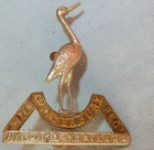 WW1 1st CANTERBURY REGIMENT MILITARY COLLAR BADGE NEW ZEALAND WORLD WAR I (RIGHT