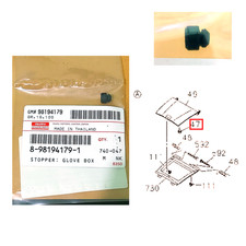 8981941791 Genuine Part Stopper Lid Glove Box Isuzu Dmax 2012-2019