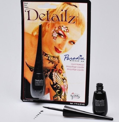 Mehron Detailz Fine Point Liquid Makeup detal face body lines concentrated color