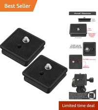 Durable 41mm Camera Quick Release Plate Set Secure Reliable Tripod Mounts