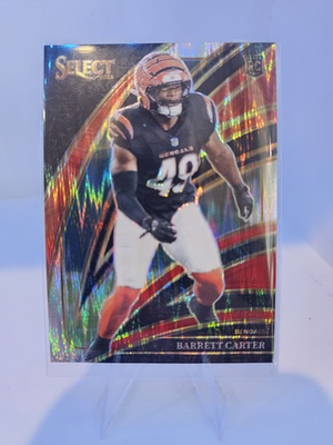 #ad 2025 Select Barrett Carter #258 Red amp; Black Club Level Prizm Shock $3.99