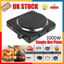 1000W Hot Plate Electric Cooker Single Portable Kitchen Table Top Hob Stove UK