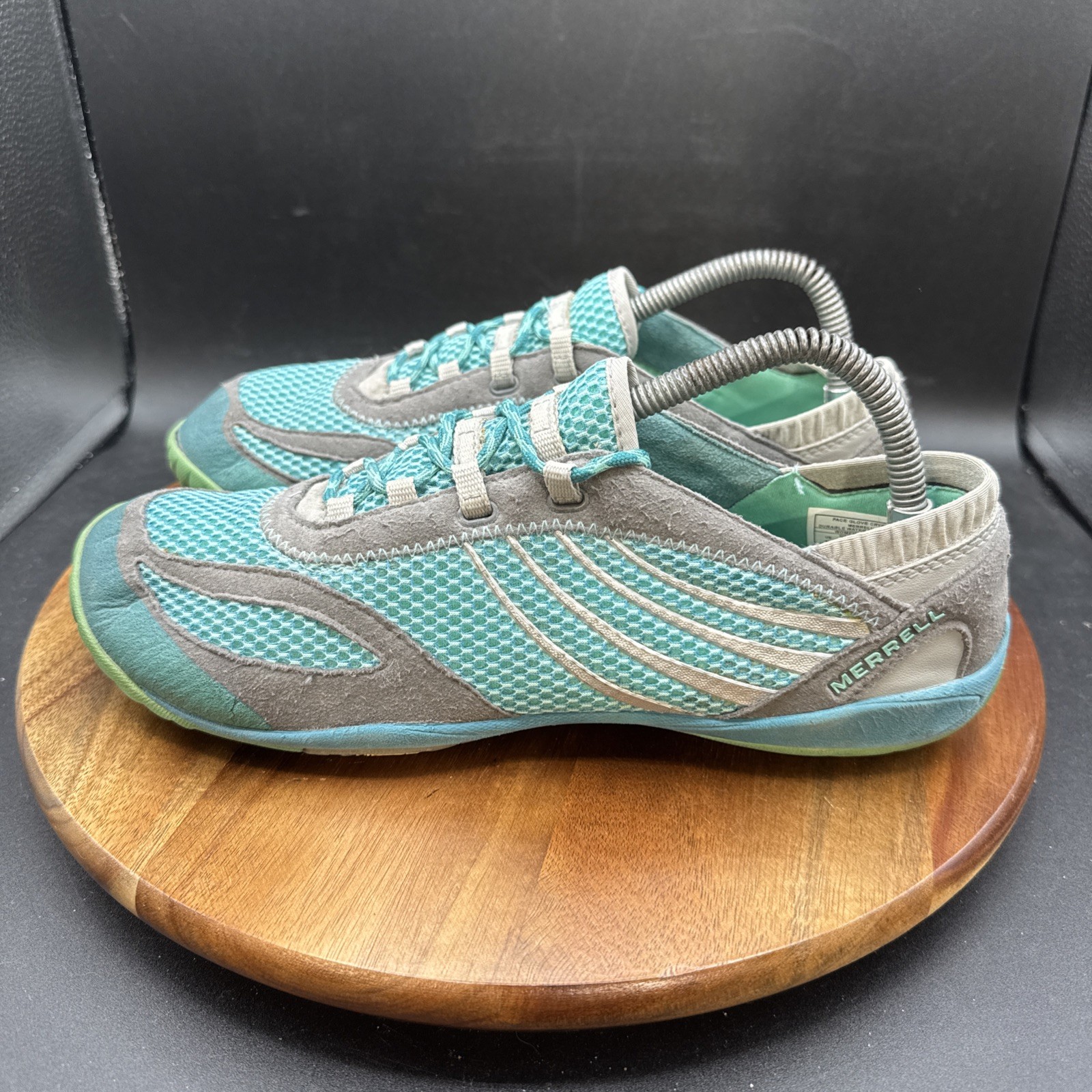 Merrell Pace Glove Crystal scarpe da trail a piedi nudi blu acqua sneaker