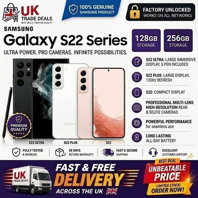 Samsung Galaxy S22 Ultra 128GB/256GB 5G / S22 5G / S22 Plus 5G entsperrt Android