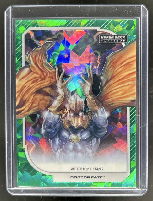 2026 Upper Deck Platinum DC Comics Doctor Fate Green Crackle #/99
