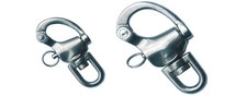 Moschettone da vela in ACCIAIO INOX AISI 316 per spinnaker (da spi girevole).