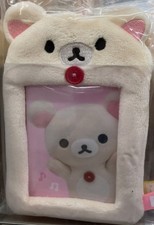 San-X Rilakkuma Plush Photo Keychain Korilakkuma Card Holder White Oshi Goods