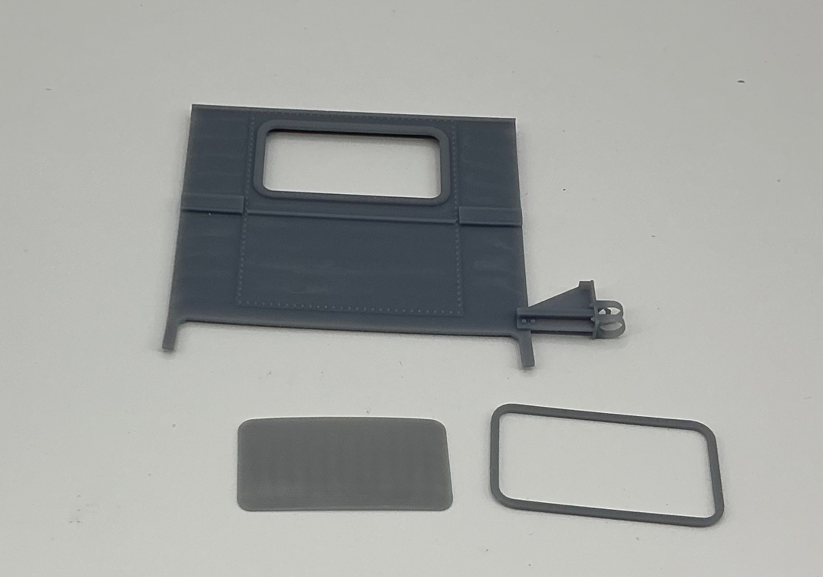 1/24 western star day cab rear plate, single exhaust by Fiala