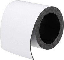 Dry Erase Magnetic Strip 4 Inch X 6.5 Feet Magnetical Tape Labels Stickers Writa