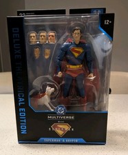DC Multiverse SUPERMAN and KRYPTO McFarlane Superman Theatrical Deluxe Figures