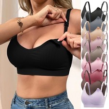 Maternity Nursing Bra Wireless Front Clasp - Postpartum Support Breastfeeding