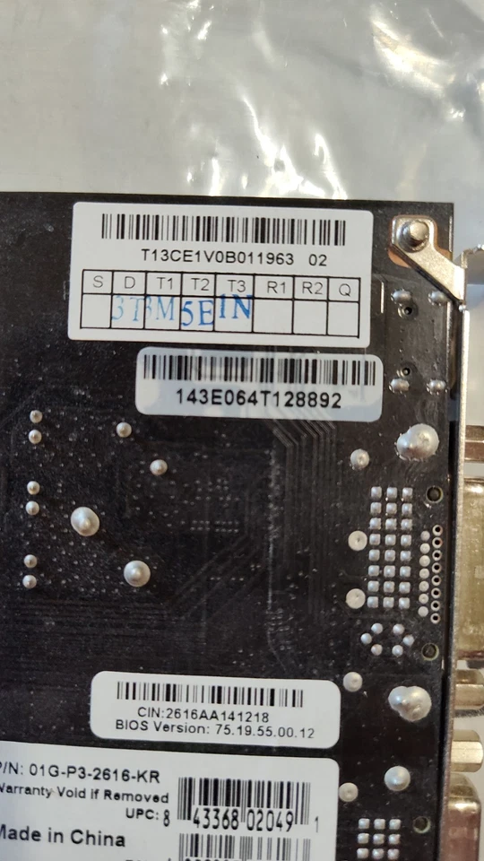 EVGA 01G-P3-2616-KR Nvidia GeForce GT 610 PCIe em bom estado - Imagem 4 de 4