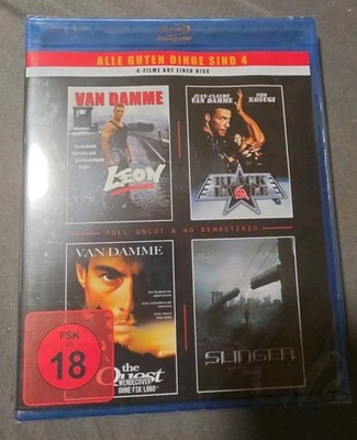 Leon Black Eagle The Quest Cyborg (Slinger DC) UNCUT Van Damme Blu-ray Box NEU