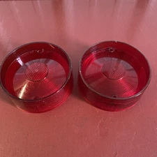 1962 MERCURY COMET TAIL LIGHT BRAKE LENS PAIR ORIGINALS