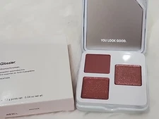 Glossier Monochromes Essential Eyeshadow Trio Shade HEATHER 3.9g NIB