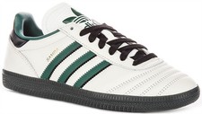 Adidas Samba Retro Leather Lace Up Youth Boy Sneakers In White Green US 3 - 6