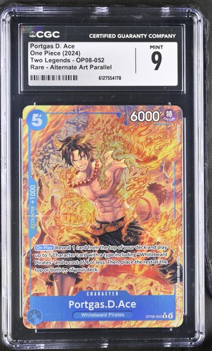 Portgas.D.Ace (Parallel) graded CGC 9 for sale on eBay