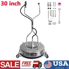 30" 5200 PSI Pressure Washer Surface Cleaner Dual Handle Power Washer with Wheel