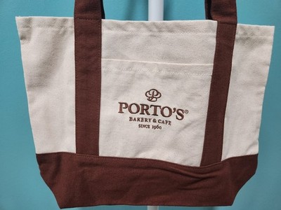 PORTO'S BAKERY & CAFE SINCE 1960 TOTE BAG 2026 ORIGINAL 14INX11IN X 8IN MADE USA