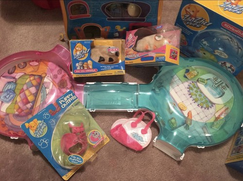 Cepia Zhu Zhu Pets Lot: Hamster Hangout, Adventure Ball, Skateboard U-Turn