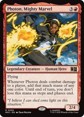 NM Photon, Mighty Marvel, MTG, Heroes Commander, Magic the Gathering, 58