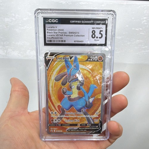 Lucario V graded CGC 8.5 for sale on eBay