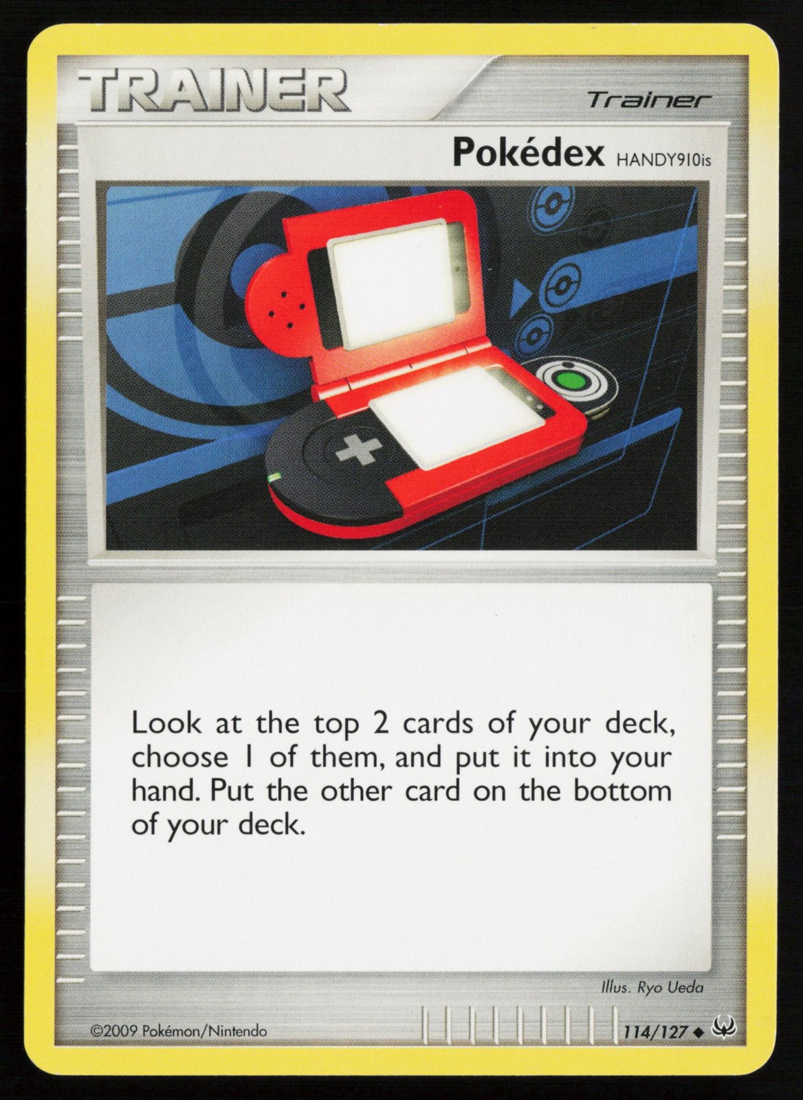 Pokedex HANDY910is 114/127 Uncommon Platinum Pokemon Lightly Played