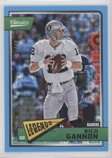 2018 Panini Classics Legends Timeless Tributes Blue 2/10 Rich Gannon #170 v7j