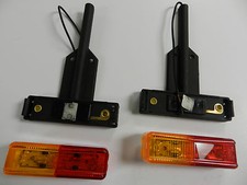 2- LED Fender Lights 1x4 Surface Amber & RED ...