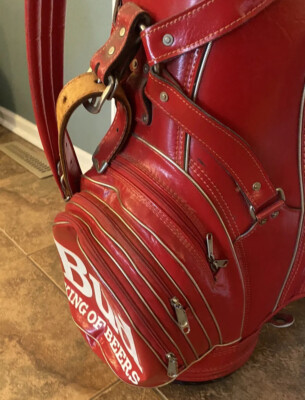 Budweiser Beer RARE Vintage Vinyl Plastic 6 Way Cart Staff Golf